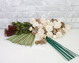 Woodland Bridesmaid Bouquet - Sola Wood Flowers